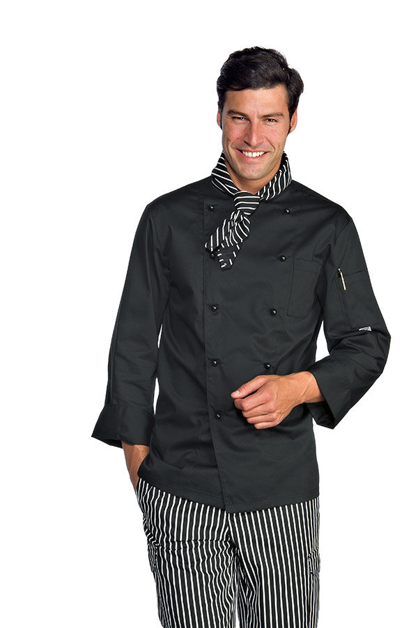 GIACCA BLACKCHEF 65% POLYESTER 35% COTTON
