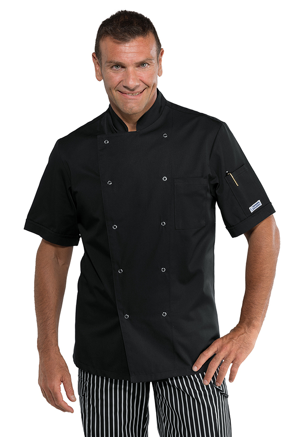 GIACCA CUOCO FRANCOFORTE MEZZA MANICA 100% POLYESTER SUPERD