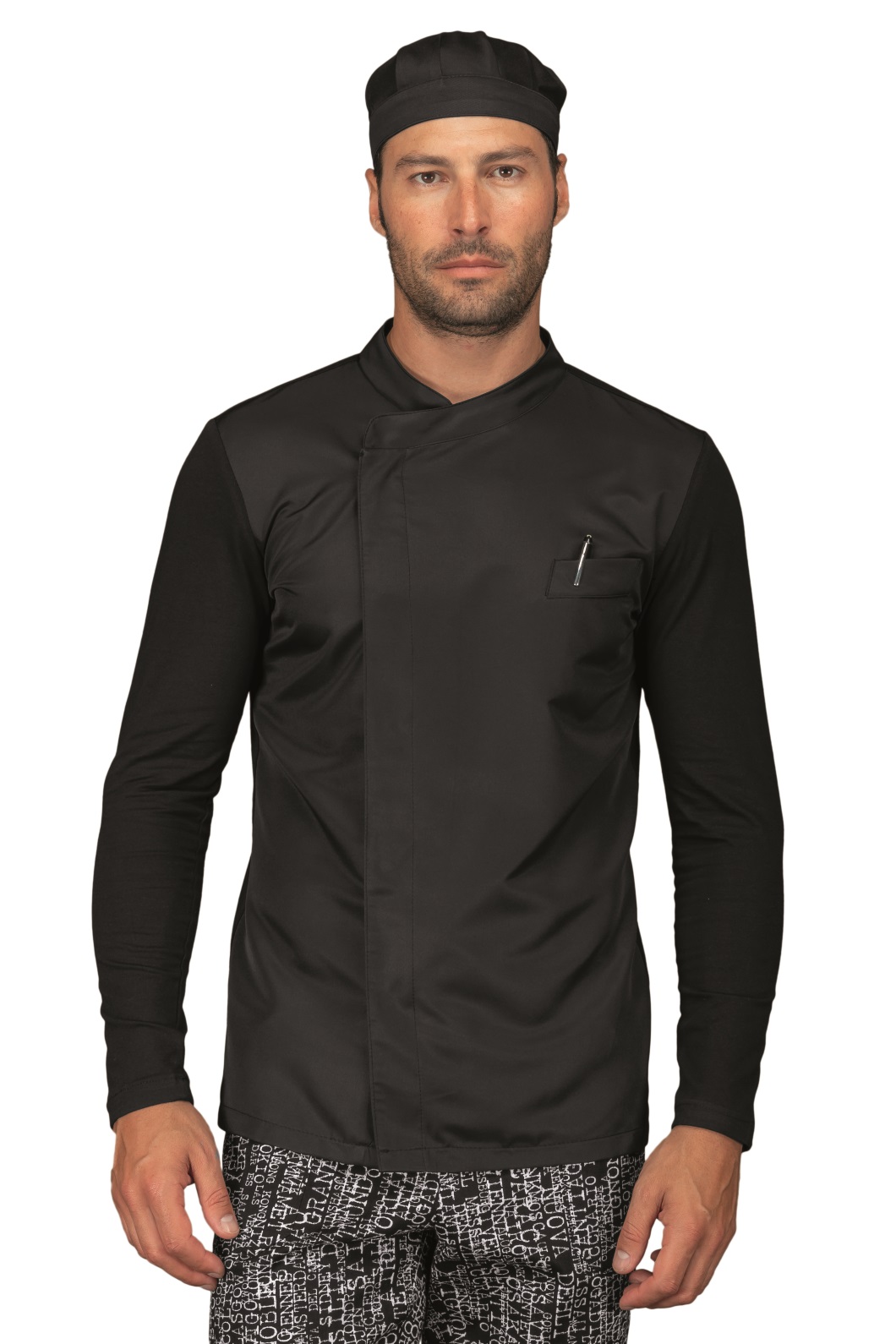 GIACCA FRANKLIN JERSEY NERO + SUPERDRY NERO 97% COTTON 3% S
