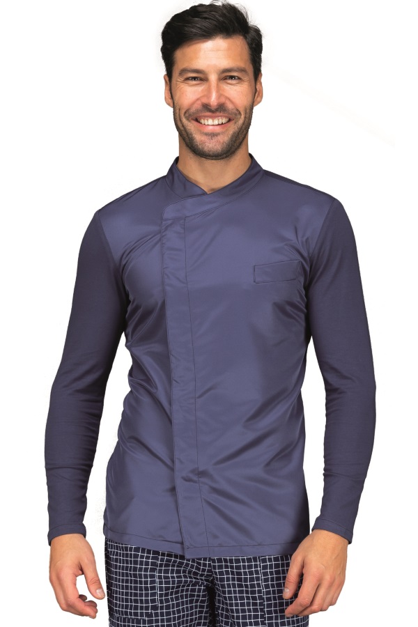 GIACCA FRANKLIN JERSEY BLU + SUPERDRY BLU 97% COTTON 3% SPA