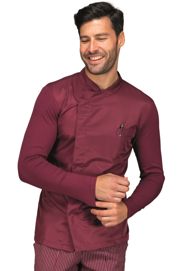 GIACCA FRANKLIN JERSEY BORDEAUX + SUPERDRY BORDEAUX 97% COTT