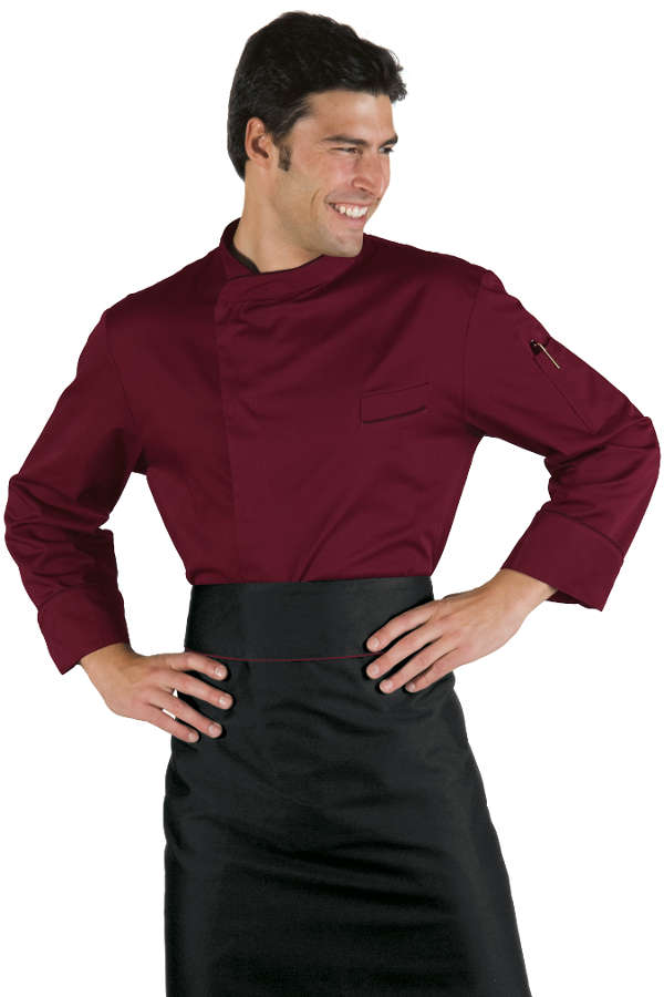 GIACCA BILBAO BORDEAUX+NERO 65% POLYESTER 35% COTTON