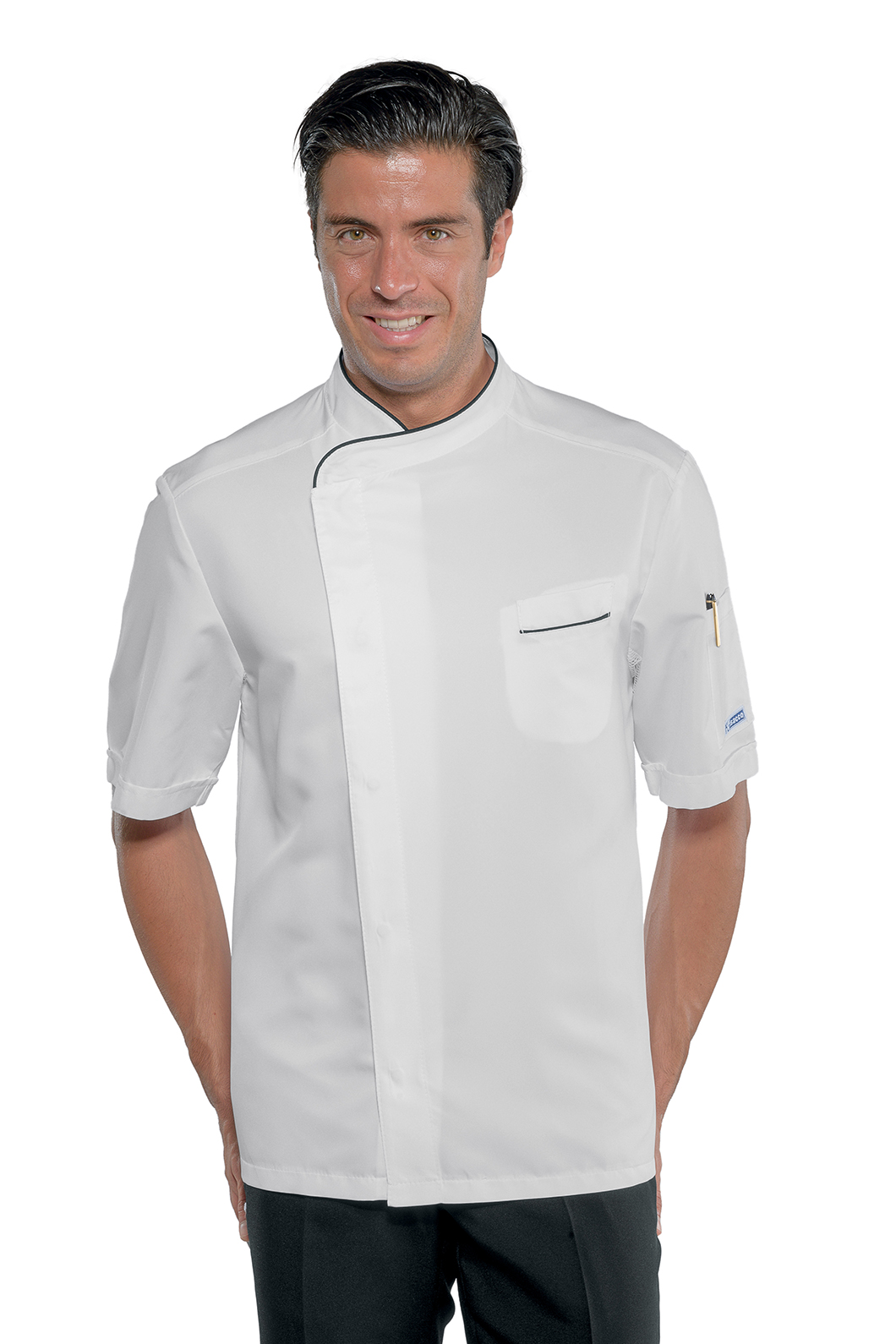 GIACCA BILBAO M/M BIANCO + NERO 100 % COTTON