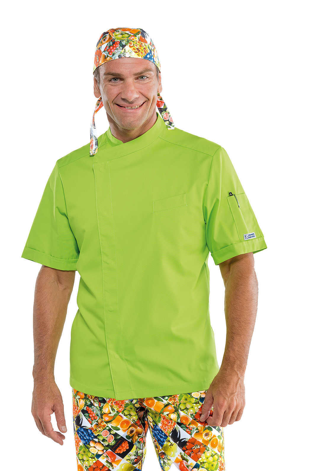 GIACCA CUOCO BILBAO MEZZA MANICA MELA 65% POLYESTER 35% COT