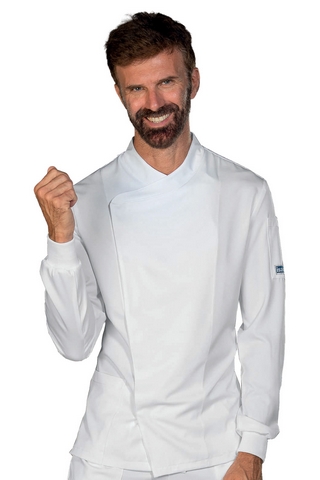 GIACCA BOLTON UNISEX TECNOSTRETCH BIANCO POLSO IN MAGLIA 96% POLYESTER 4