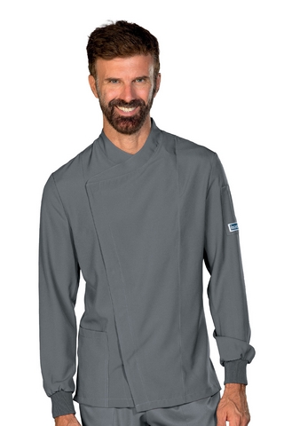 GIACCA BOLTON UNISEX TECNOSTRETCH GRIGIO POLSO IN MAGLIA 96% POLYESTER 4