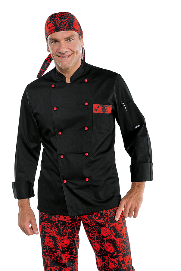 GIACCA ATLANTA NERO + SKULL 07 65% POLYESTER 35% COTTON