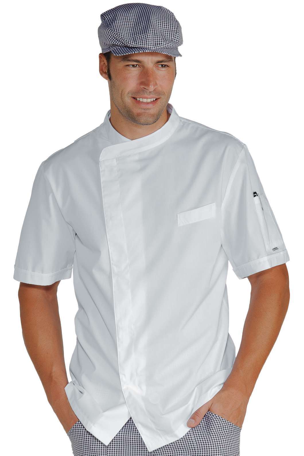 GIACCA CUOCO PRETORIA M/M EXTRA LIGHT BIANCO 5XL