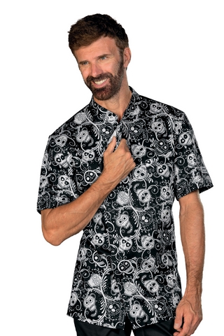GIACCA CUOCO PRETORIA SKULL 12 M/M 100 % COTTON