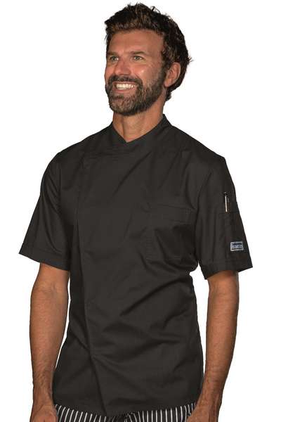 GIACCA CUOCO DUBAI NERO 65% POLYESTER 35% COTTON