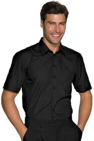 CAMICIA NEVADA UNISEX M/M NERO 4XL 97% COTTON 3% SPANDEX