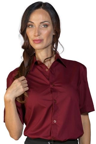 CAMICIA NEVADA UNISEX M/M BORDEAUX 65% POLYESTER 35% COTTON