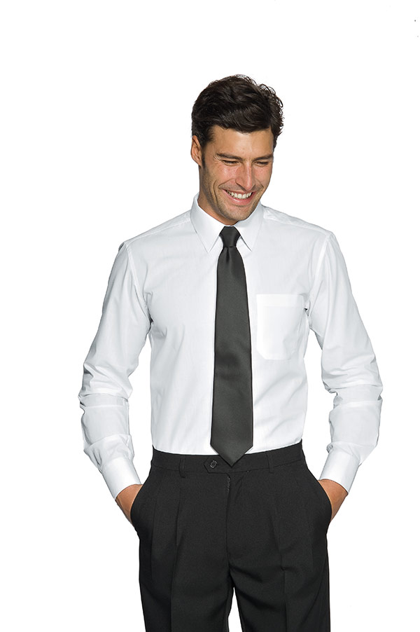 CAMICIA UOMO CARTAGENA SLIM BIANCO 65% POLYESTER 35% COTTON