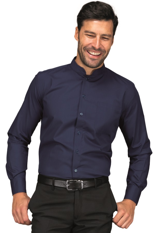 CAMICIA UNISEX DUBLINO BLU 65% POLYESTER 35% COTTON