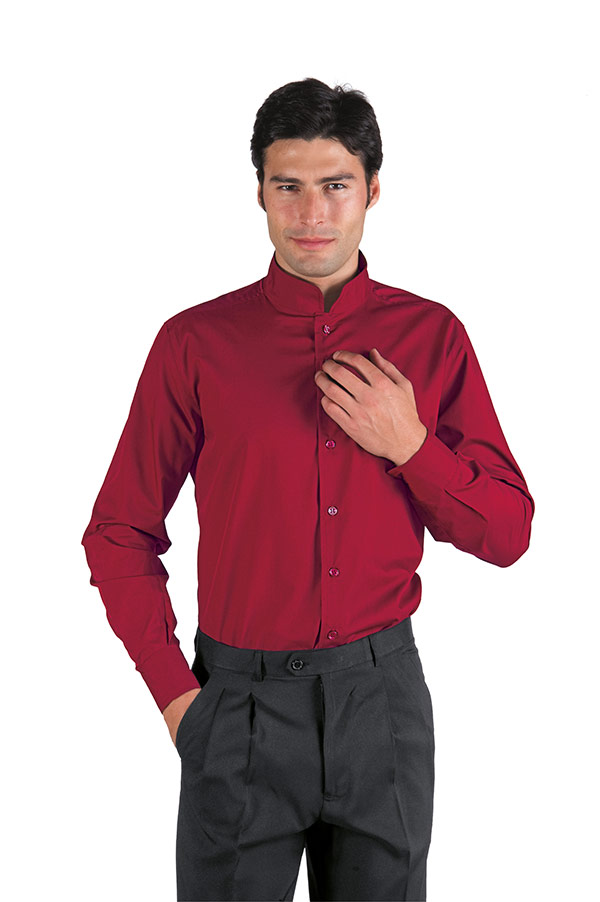 CAMICIA UNISEX DUBLINO VERMIGLIO 65% POLYESTER 35% COTTON
