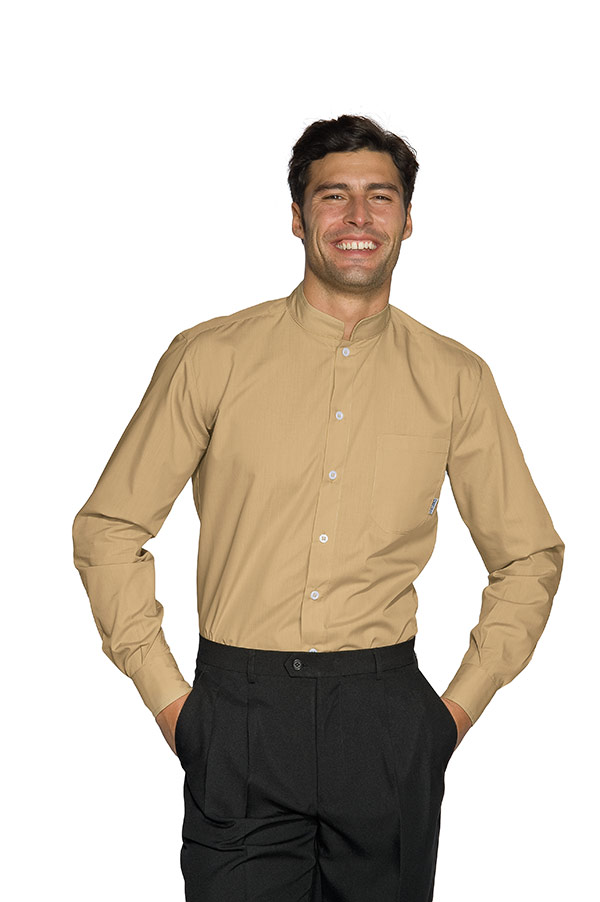 CAMICIA UNISEX DUBLINO BISCOTTO 65% POLYESTER 35% COTTON