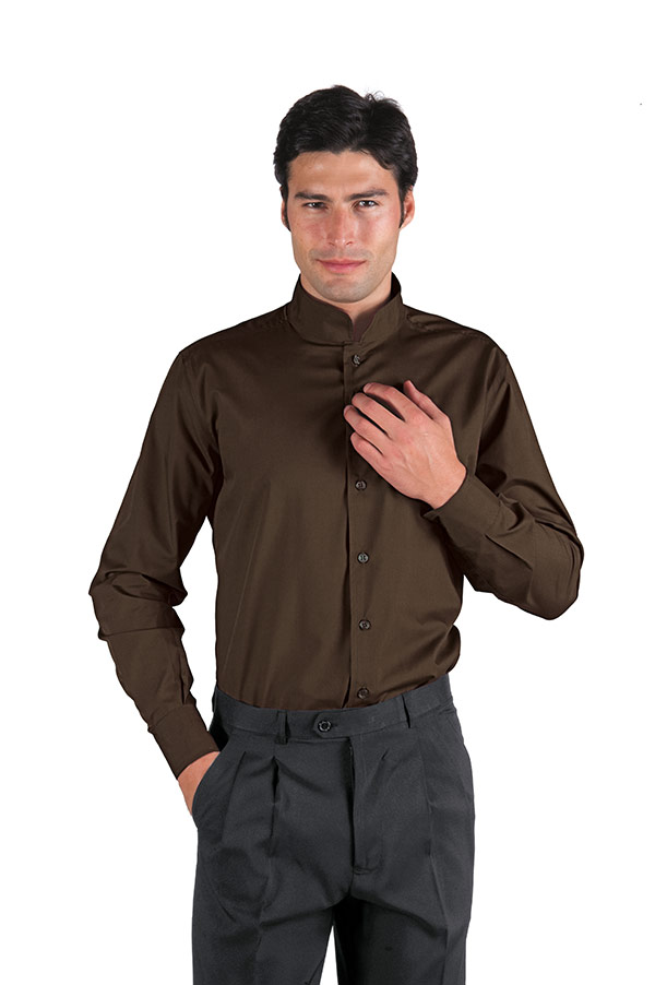 CAMICIA UNISEX DUBLINO CACAO 65% POLYESTER 35% COTTON