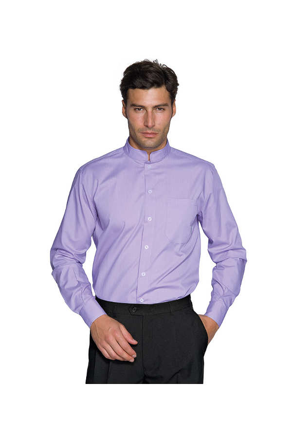 CAMICIA UNISEX DUBLINO LILLA 65% POLYESTER 35% COTTON