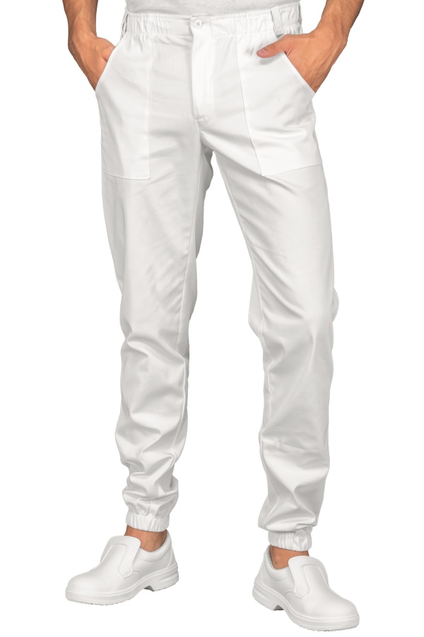 PANTALONE UOMO RICHMOND SUPER STRETCH BIANCO 97% COTTON 3%