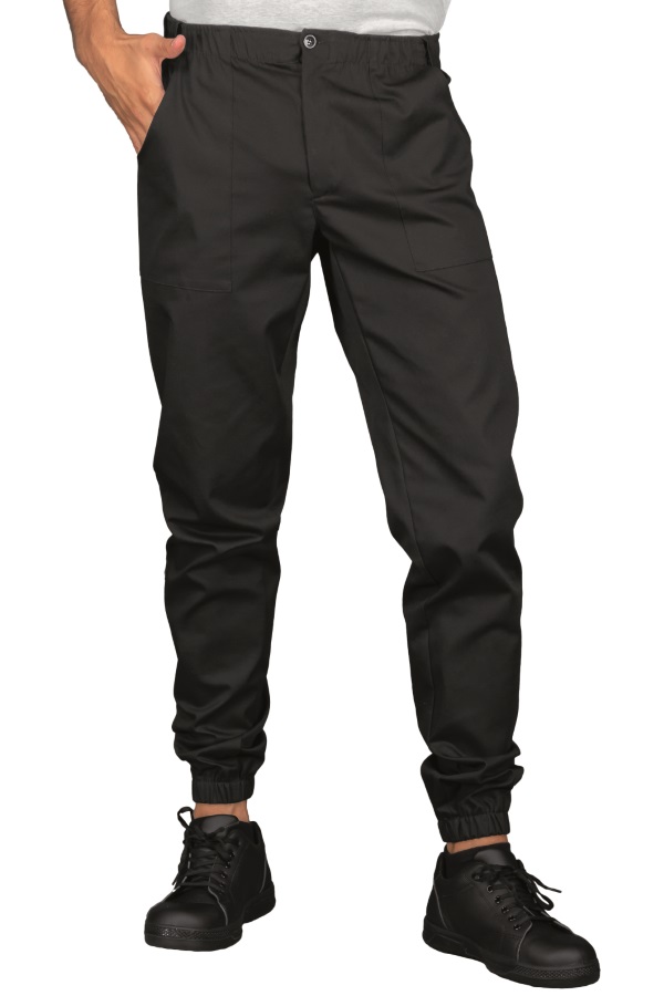 PANTALONE UOMO RICHMOND SUPER STRETCH NERO 97% COTTON 3% SP