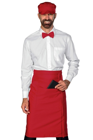 GREMBIULE ELDORADO PORTA TABLET ROSSO 100 % POLYESTER