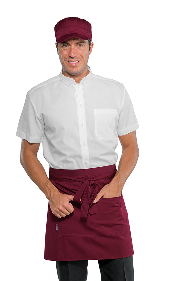 GREMBIULE CRETA CM 70X46 BORDEAUX 65% POLYESTER 35% COTTON