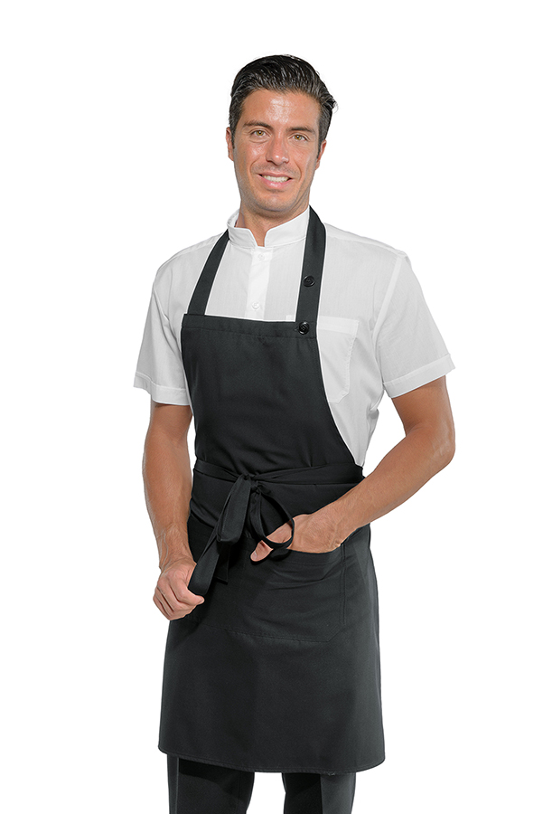 GREMBIULE RODI NERO 65% POLYESTER 35% COTTON