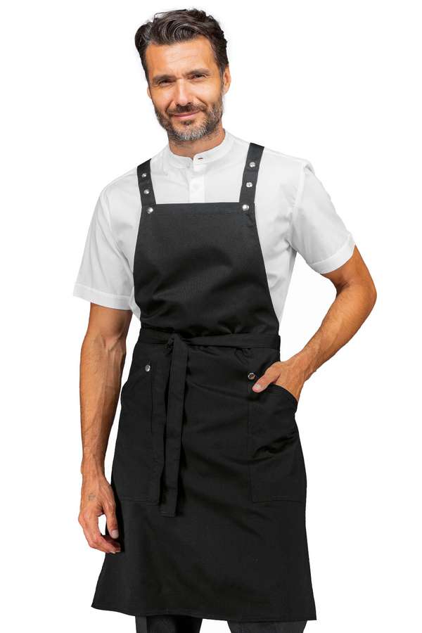GREMBIULE WATSON NERO 65% POLYESTER 35% COTTON