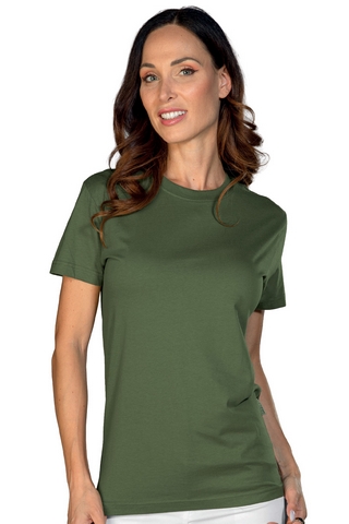 T-SHIRT GIROCOLLO MEZZA MANICA MILITARE 100 % COTTON