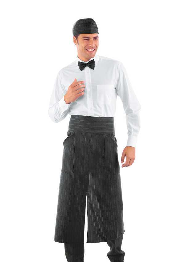 GREMBIULE VERSAILLES CON SPACCO LINCOLN 100 % POLYESTER