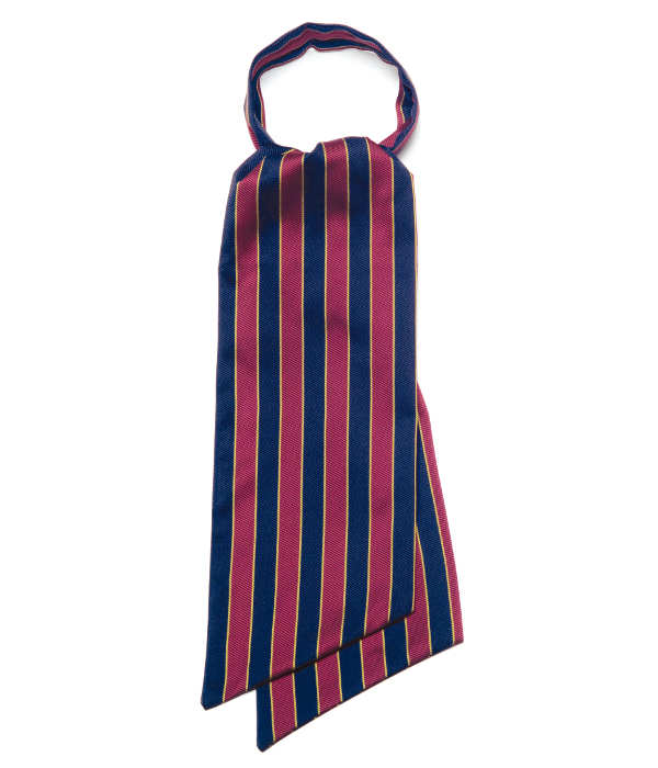 ASCOT REGIMENTAL BORDEAUX 100 % POLYESTER