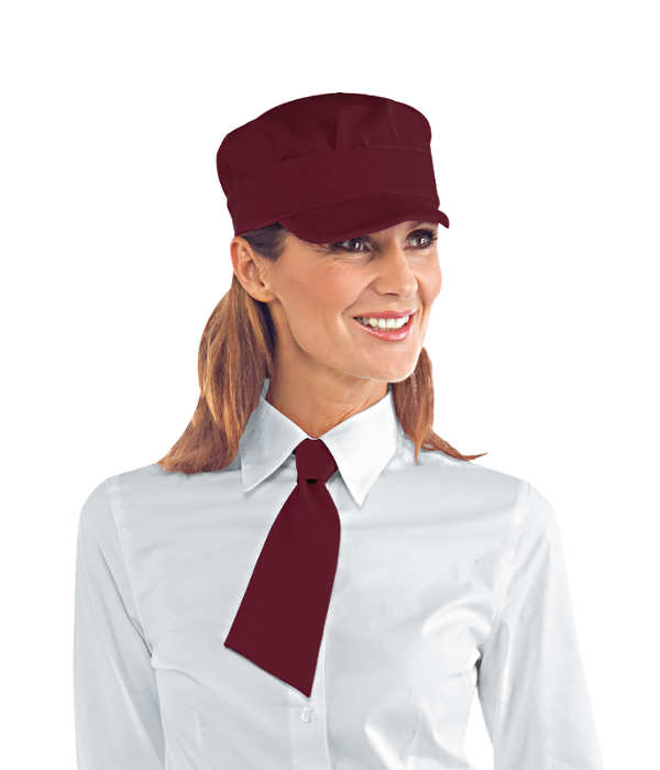 CRAVATTINO BORDEAUX 100 % POLYESTER